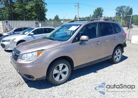 2016 Subaru Forester 2.5I Premium из США, поврежденный, VIN JF2SJADC0GH550618